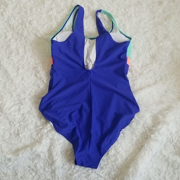 NWOT Wocleiliy Women Blue Swimsuit Sz XXL - Picture 6 of 8